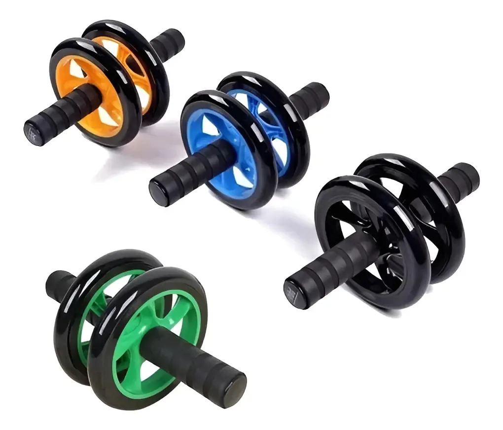 Roda Abdominal Malhar Fitness Musculação Com Tapete