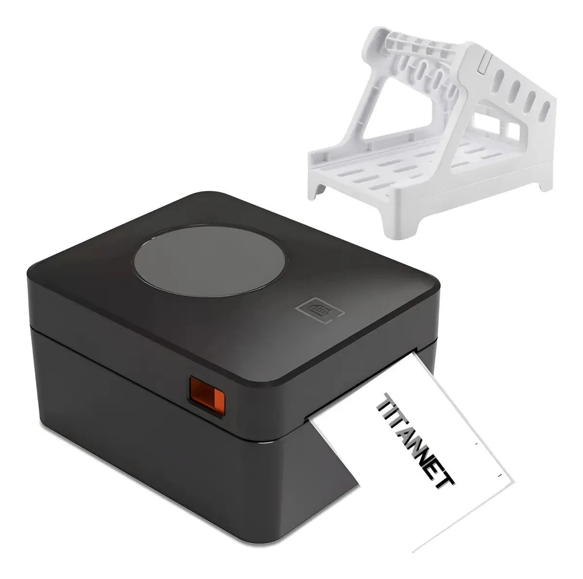 Impressora De Etiqueta Térmica Tipo Elgin Zebra + 1 Suporte Cor TT610 Preto