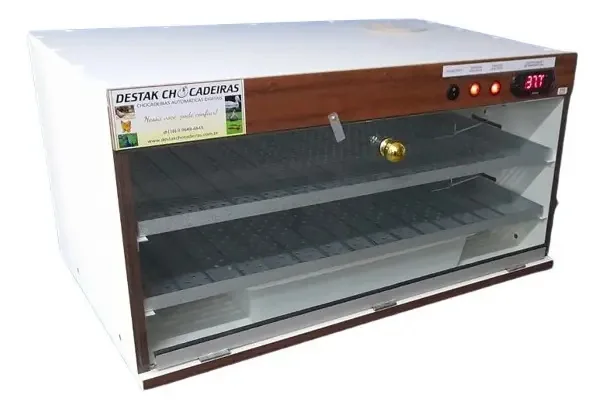 Chocadeira 200 Ovos, Automática, Digital, Com Ovoscópio