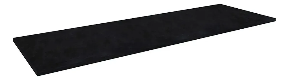 Tampo Balcão 120cm 25mm Lacca Ônix Poliman