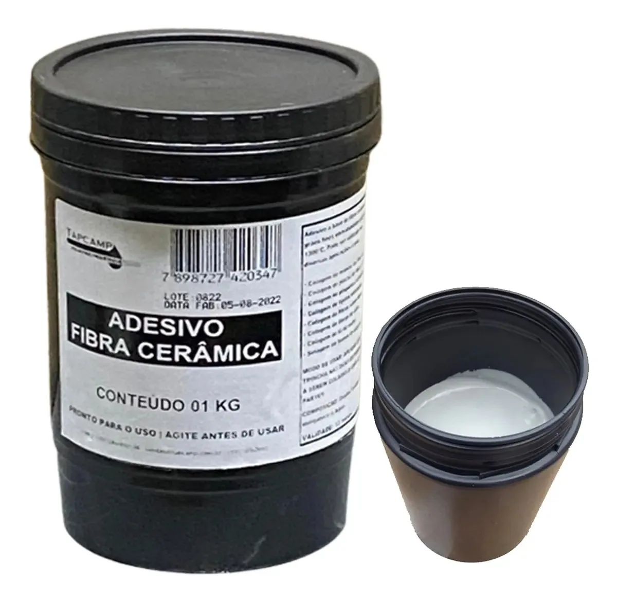 Tapcamp Adesivo Fibra Cerâmica 1260°C 1kg