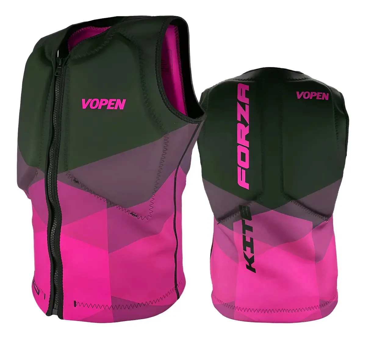 Colete De Flutuação Salva Vidas Forza Kitesurf Suf Wind Cor Rosa Tamanho P