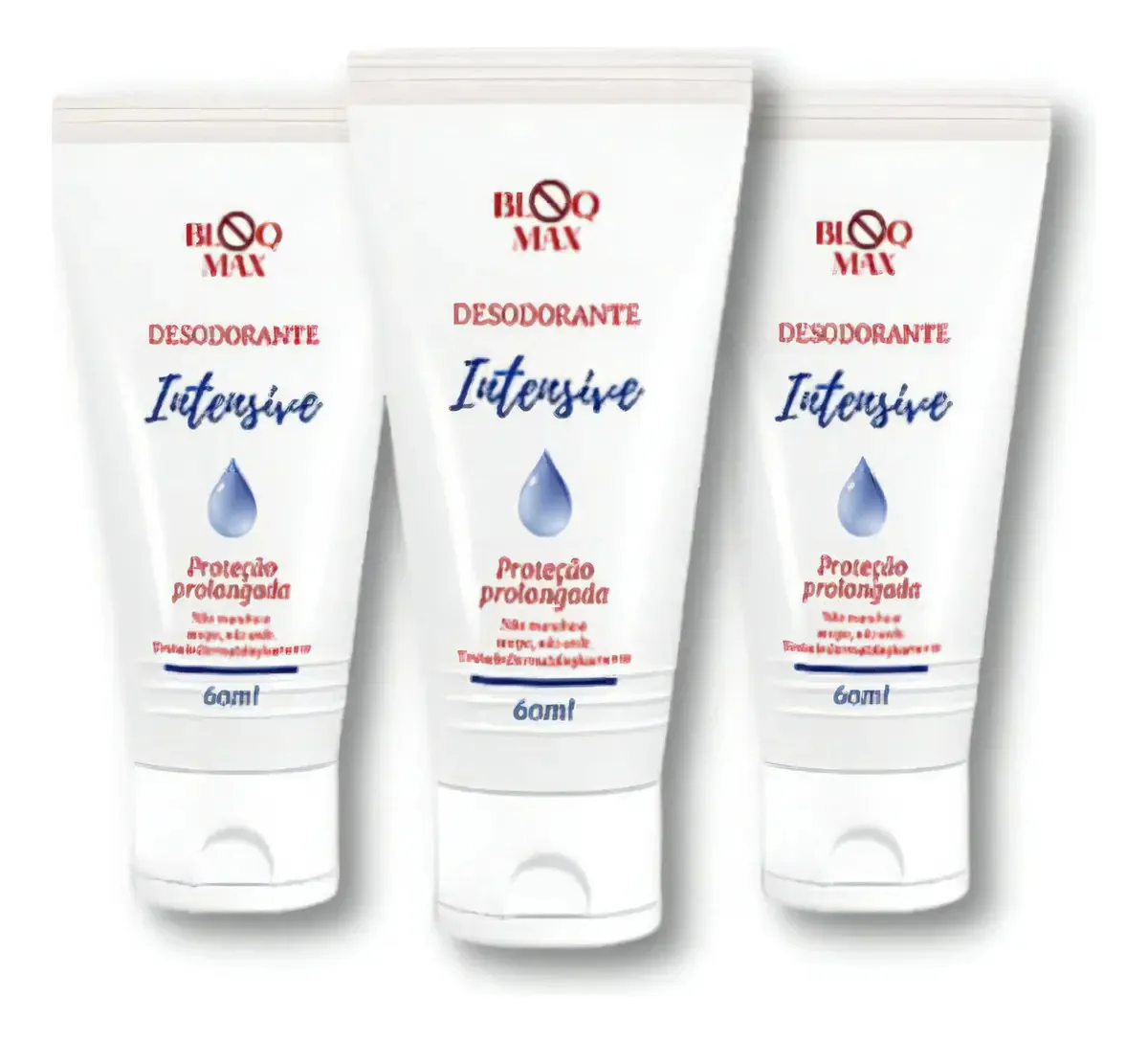 Bloqmax Bromidrose Kit Rubi - 3 Desodorantes Intensive Fragrância Sem cheiro