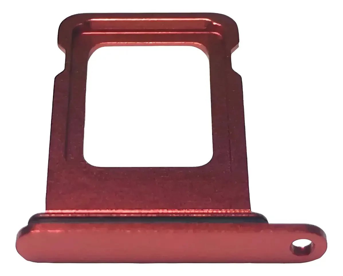 Gaveta Bandeja Sim Chip Para iPhone 12 Vermelho