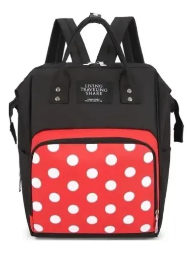Mochila Maternidade Bolsa Bebê Multifunção Cor Vermelho