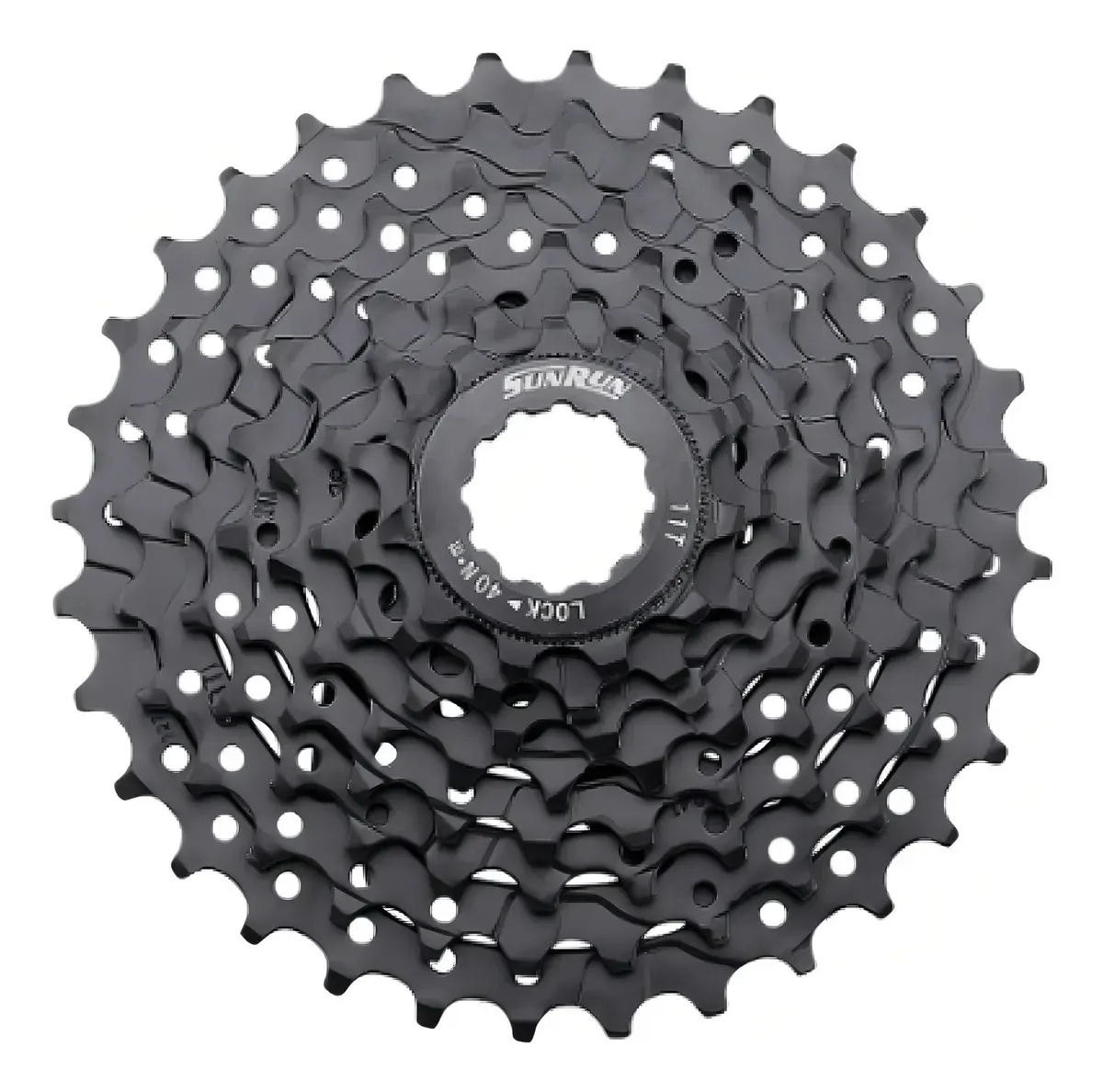 Cassete K8 Sunrun 11/32 - Preto