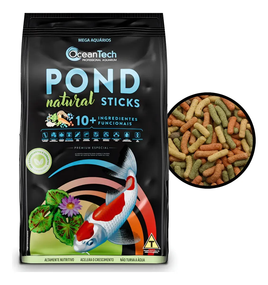 Alimento 6kg Para Peixes De Jardim Aquático E Lagos