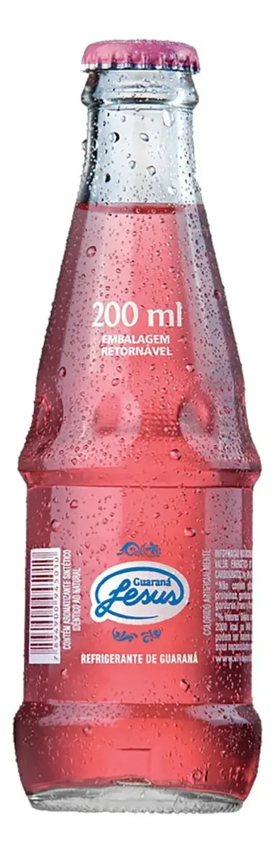 Refrigerante Guaraná Jesus Garrafa Retornável 200ml