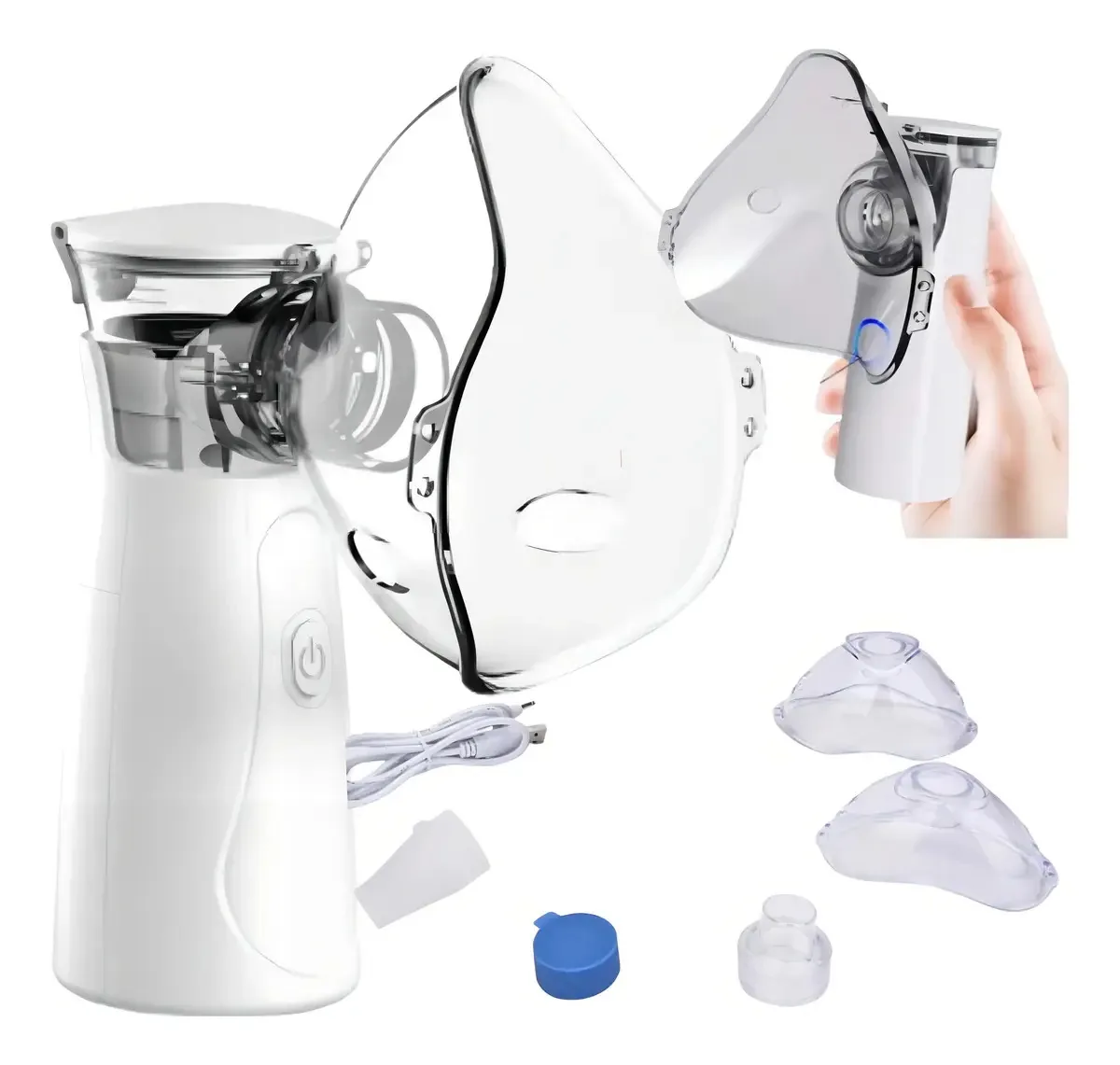 Inalador Nebulizador Portátil - Cuidados Respiratórios