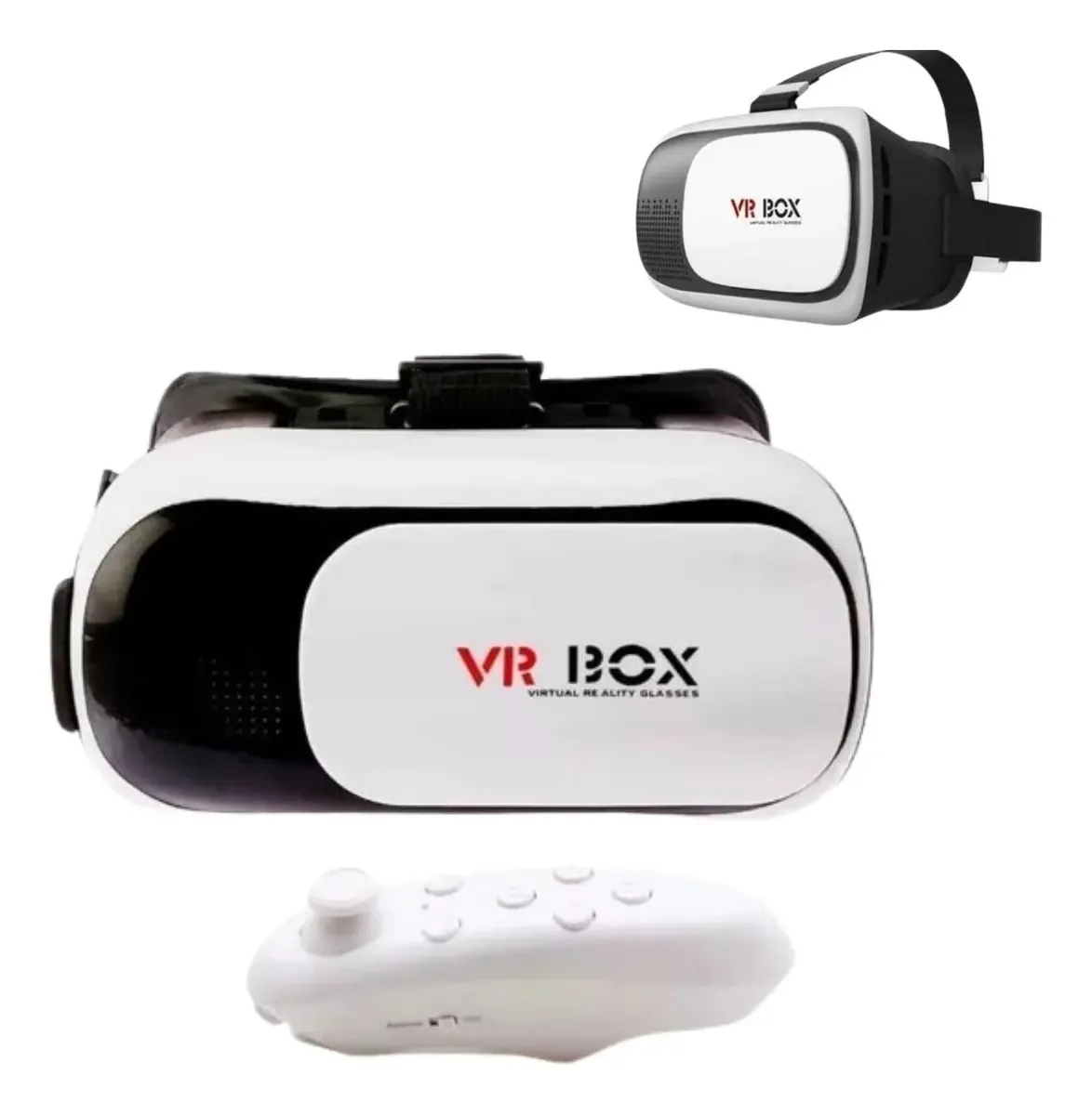 Óculos Vr Box 2.0 Realidade Virtual + Controle Cardboard 3d