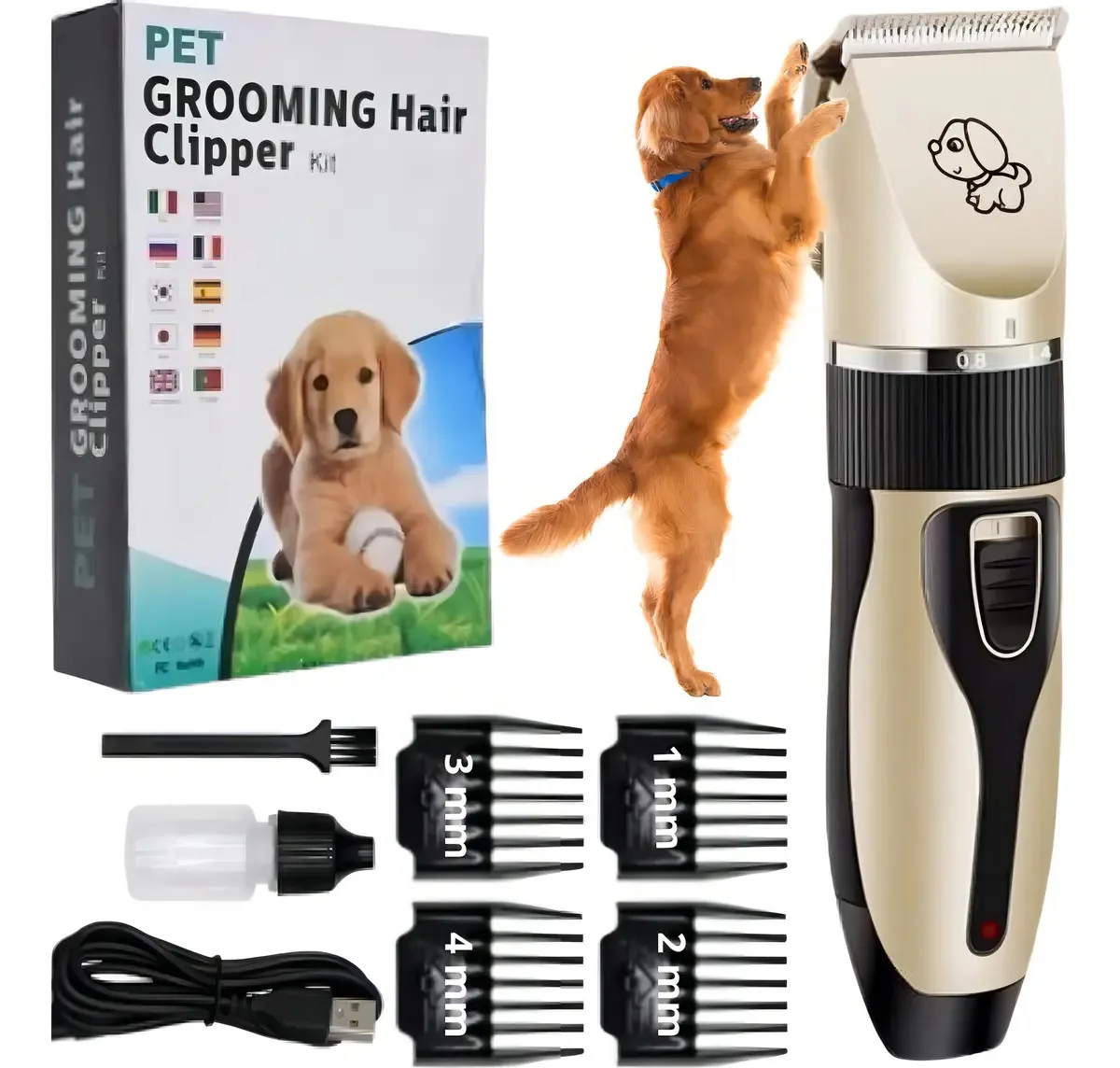 Máquina De Tosa Pet Com Pentes Variáveis