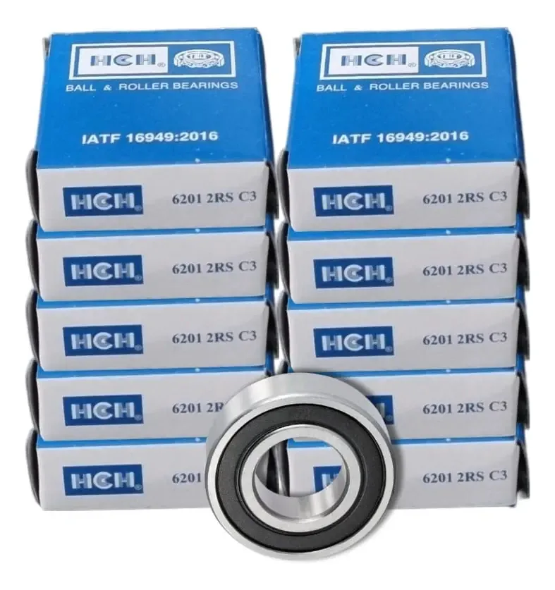 10 Rolamentos 6201 - 2rs C3 - Hch