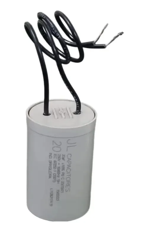 Capacitor Permanente 20uf Motores Elétricos Ventiladores Jl Capacitores