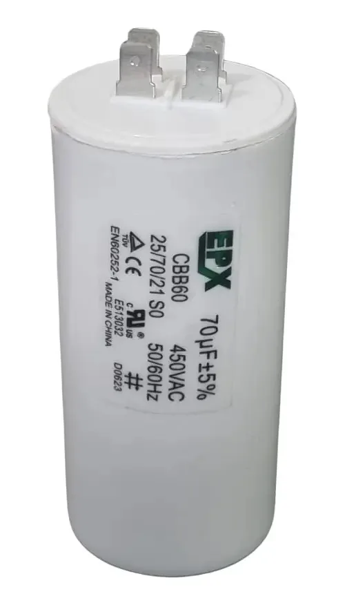 Capacitor Eletrolítico Epx 70uf 450vac Permanente