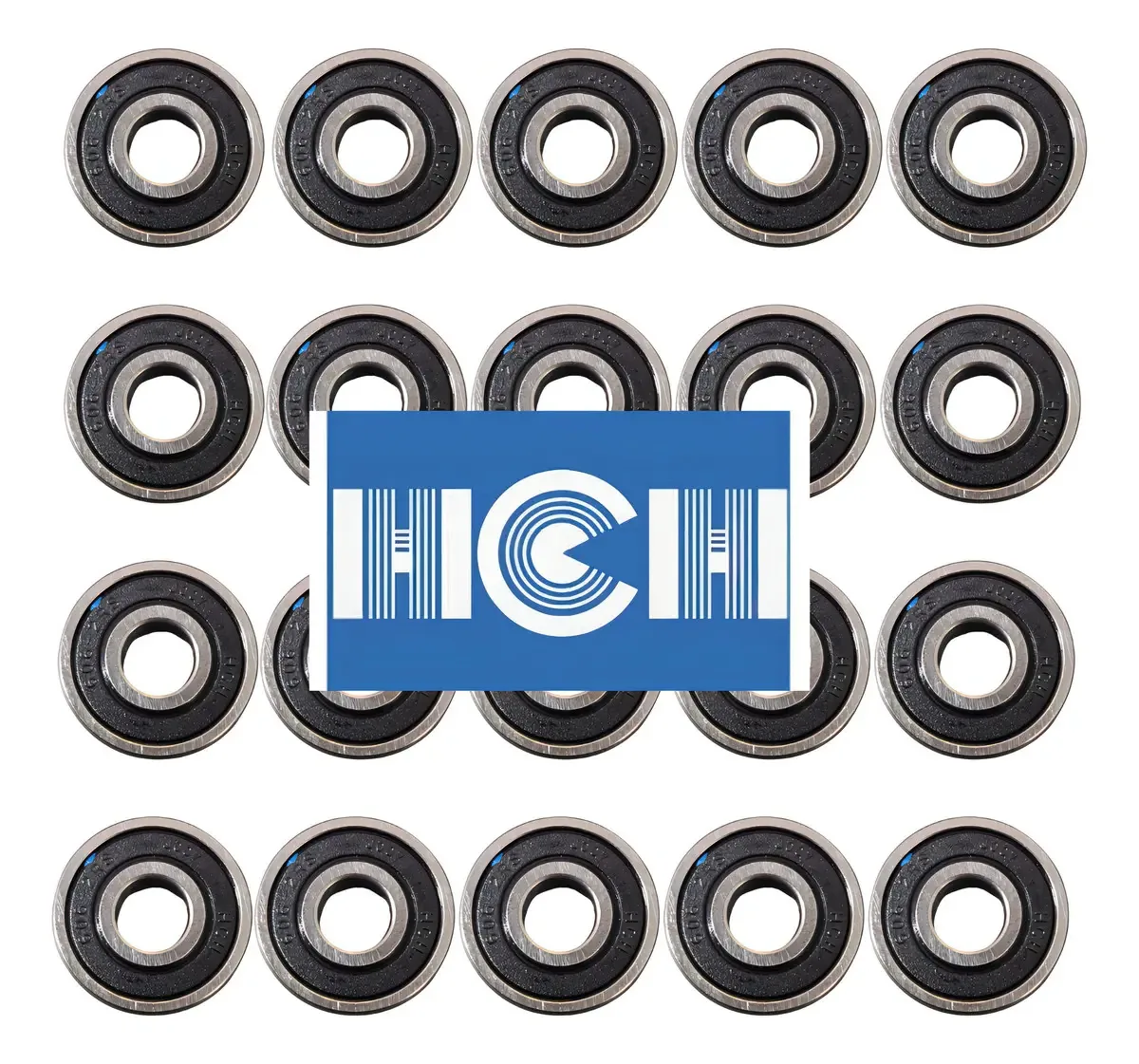 Kit Com 30 Rolamentos HCH 606 2RS C3 Para Motores e Ferramentas Elétricas