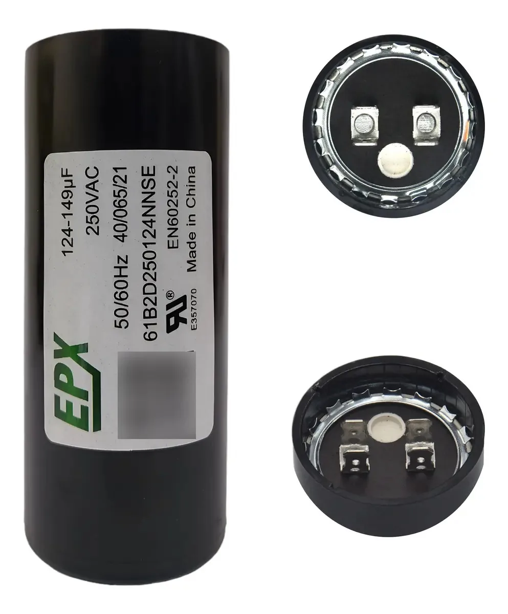 Capacitor Eletrolítico 124uf 250v Epx