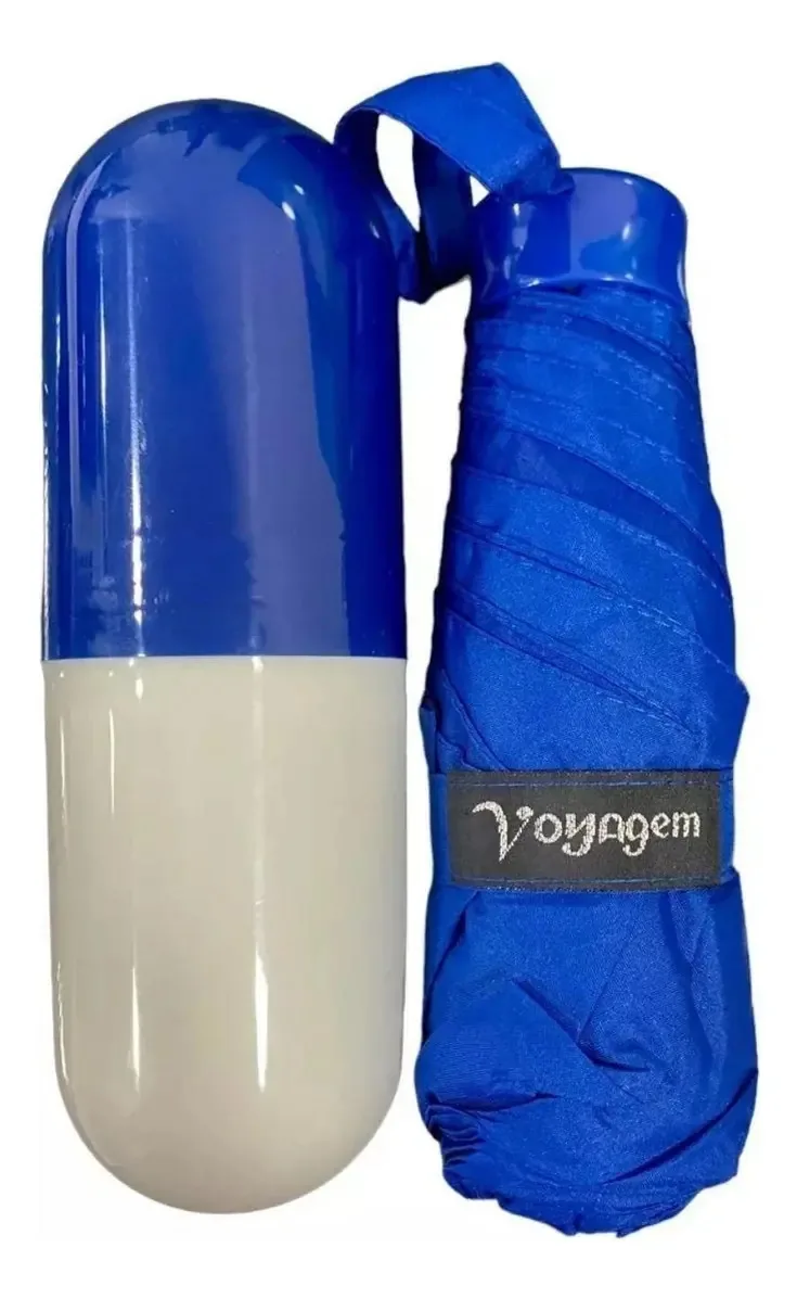 Guarda Chuva Mini Capsula Voyagem 547k Azul