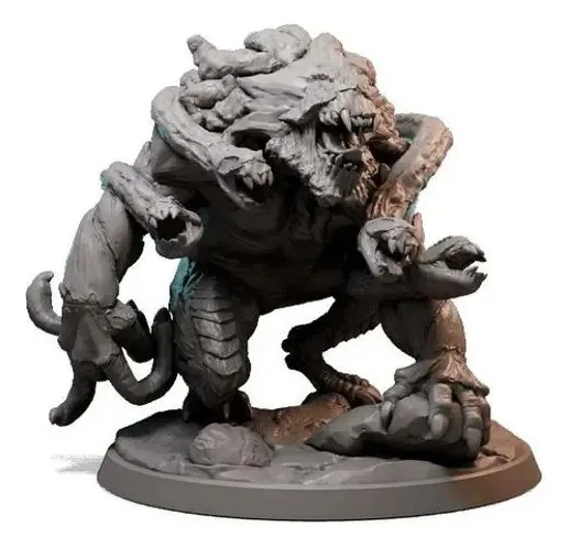 Miniatura Cruz Da Planície Cerberus Dungeons And Dragons