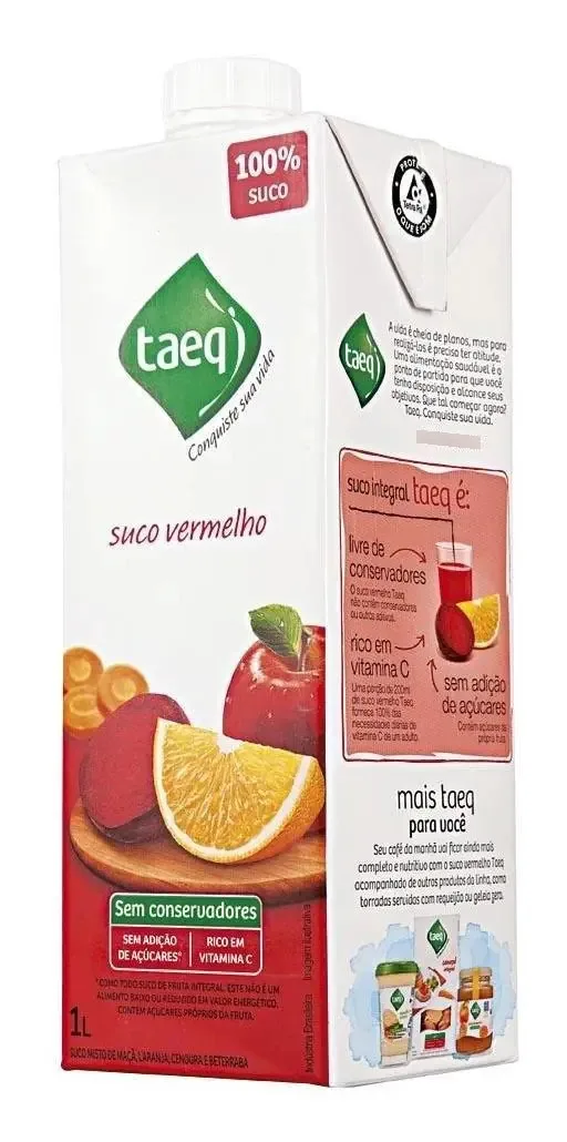Suco Vermelho Detox Taeq 1 Litro