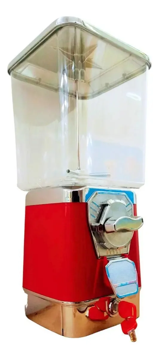 Maquina De Bolinha Pula Pula Chicletes Luxo Catraca 2