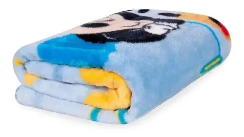 Cobertor Para Bebê Mickey Jolitex Antialérgico Carrinhos