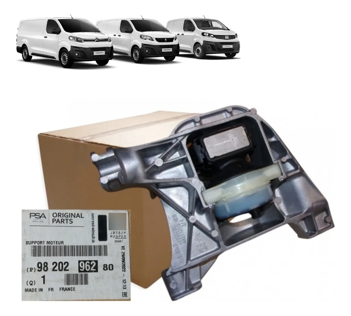 Coxim Direito Motor Superior Motor Jumpy Expert 1.6