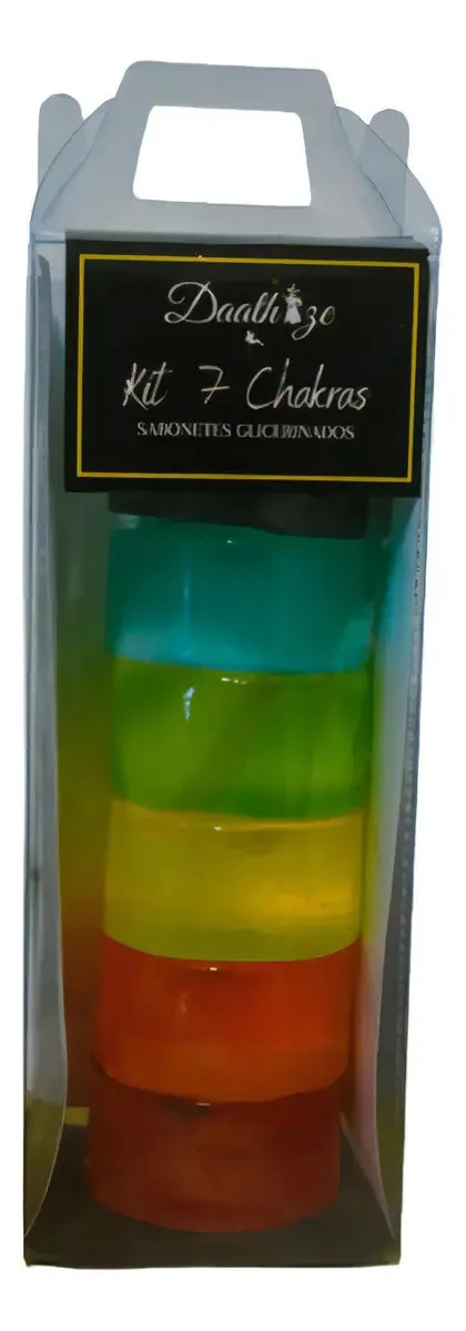 Sabonete Pedra Cristal 7 Cháckras 7 Sabonetes, Cada Um