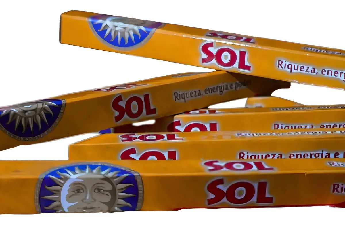 Incenso Vareta Índia Brasil Sol Ativador Da Energia Solar