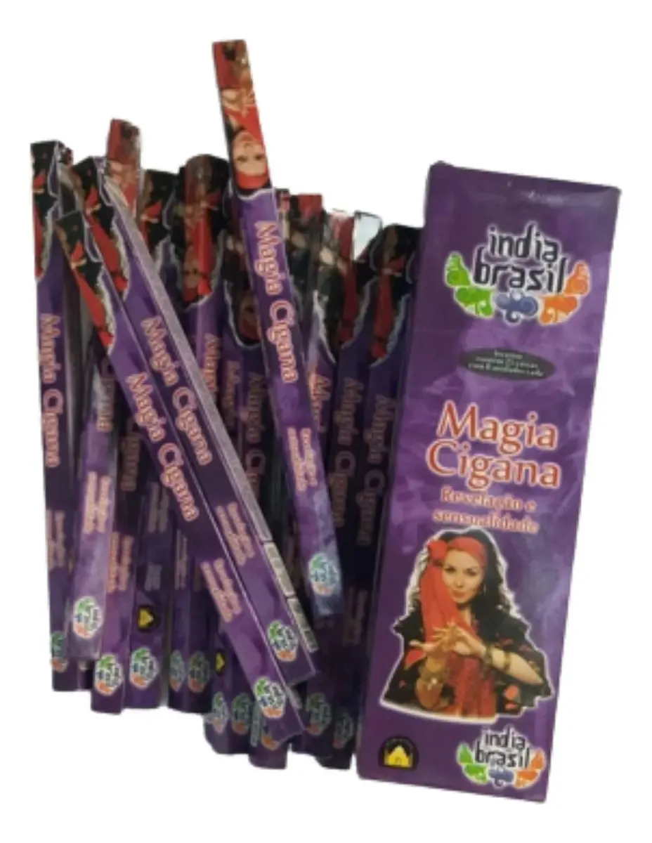 Incenso Vareta Índia Brasil Magia Cigana Revelação