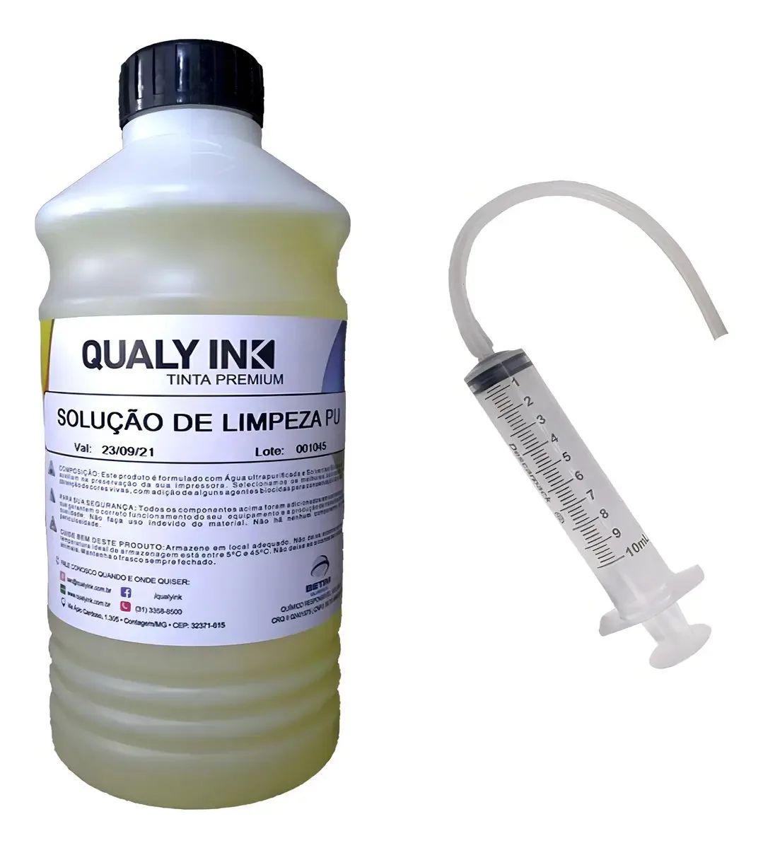 Solução Limpeza Cabeças Impressão Bulk Cartuchos Tinta 1 L