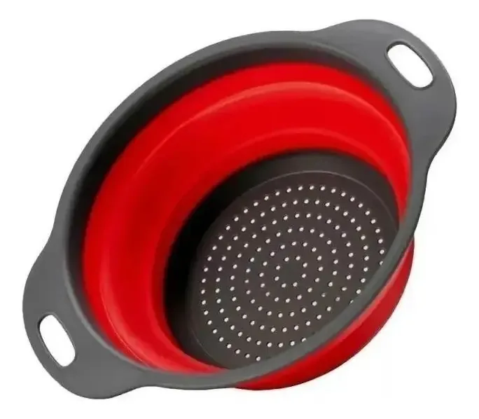 Escorredor De Macarrão, Salada E Alimentos Retrátil Silicone Variada