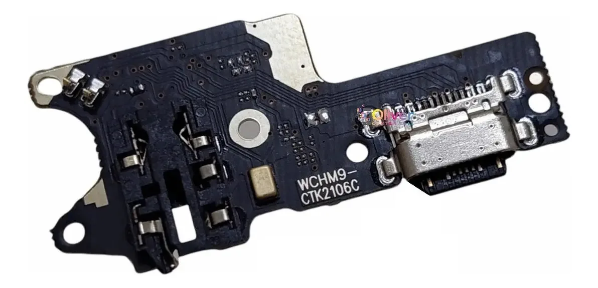 Placa Conector Carga Microfone IMD Redmi 9 para Celular