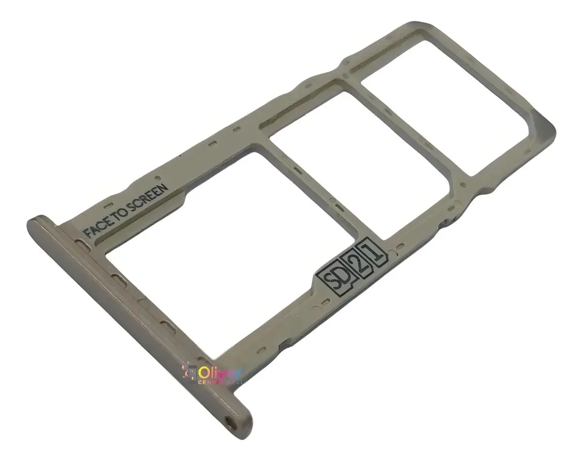 Bandeja de Chip Dourada para Moto G7 Play Nano SIM