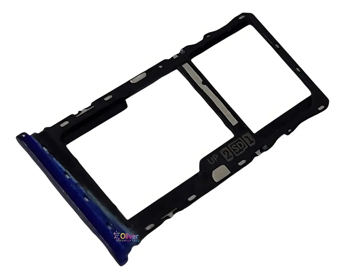 Bandeja Gaveta Slot Chip Compatível Moto G9 Play Xt2083 Azul