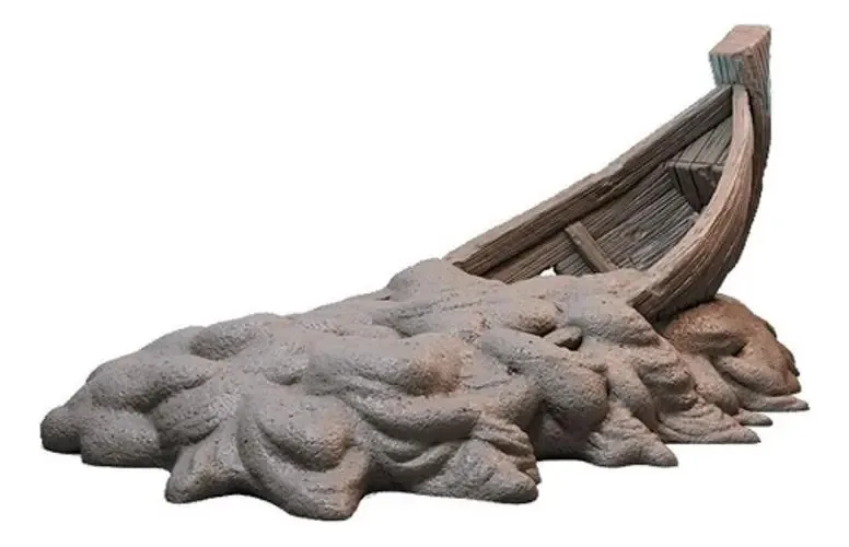 Miniatura Cruz Da Planície Barco Velho Dungeons And Dragons