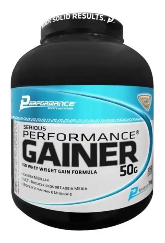 Hipercalórico Serious Gainer Performance Nutrition 3 kg Biscoitos