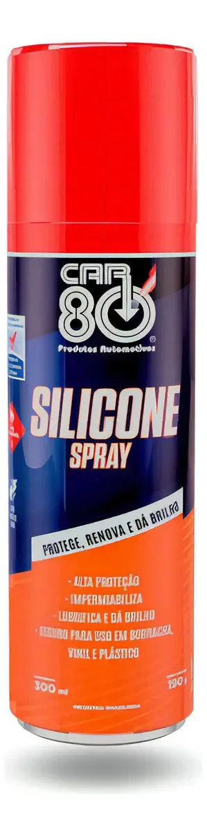 Silicone Spray Sintético Car80 Automotivo 200g Motos Quadriciclos