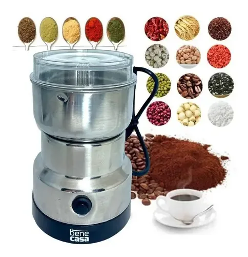 Moedor De Grãos E Café Elétrico Fácil De Limpar 110v