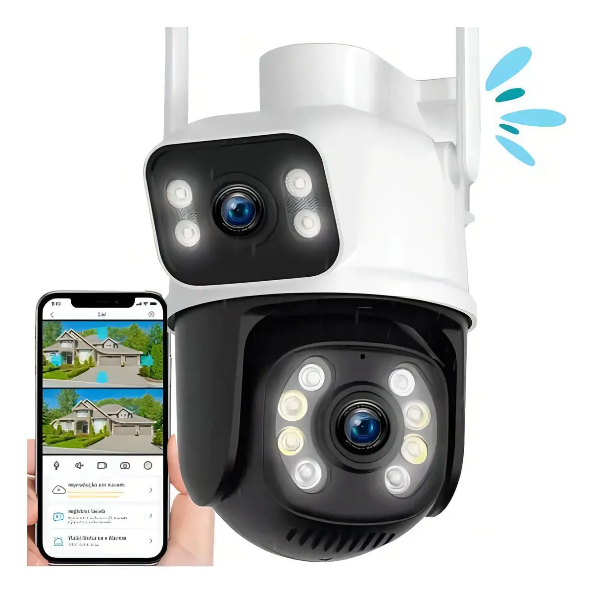 Câmera Segurança Fixa+móvel Zoom Noturna - Valecom