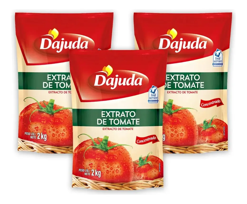 3un Extrato De Tomate Concentrado Para Receitas Dajuda 2 Kg