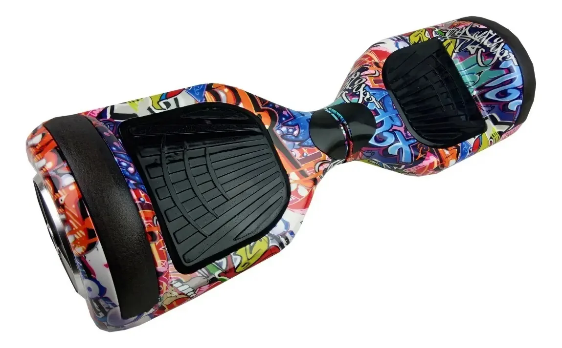 Hoverboard Skate Eletrico 6.5 Bluetooth Bateria Ydtech Cor Grafite Colorido