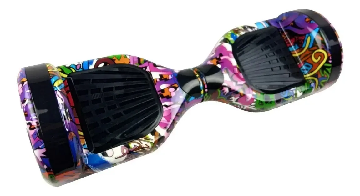 Hoverboard Skate Eletrico 6.5 Bluetooth Bateria Ydtech Cor Graffit