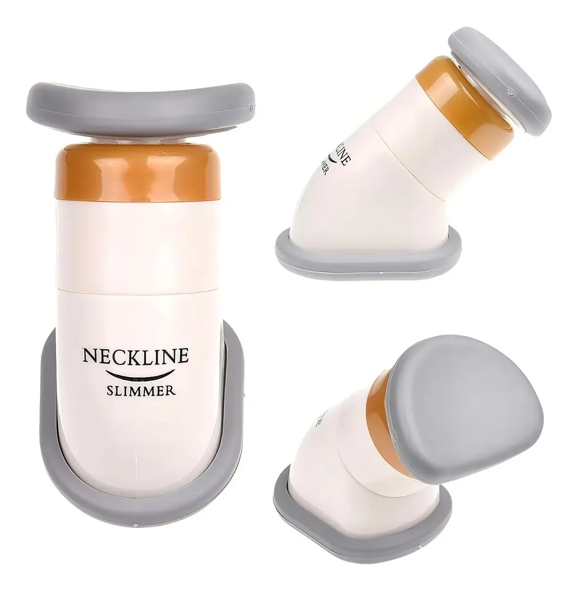 Neckline Slimmer Massageador Redutor Papada Pescoço Plástico 14cm
