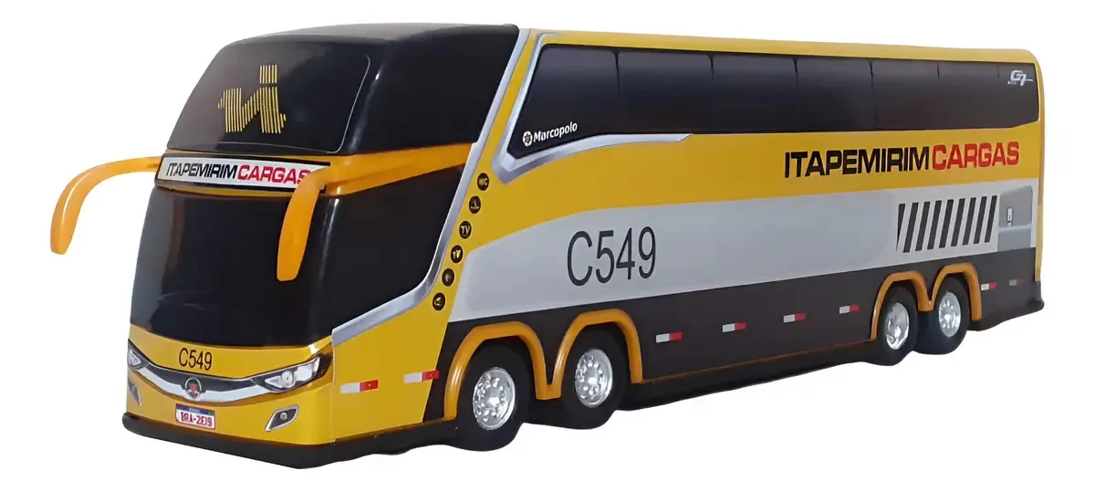 Miniatura Ônibus Itapemirim Cargas 2 Andares