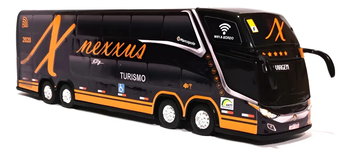 Brinquedo Miniatura Ônibus Nexxus 30cm