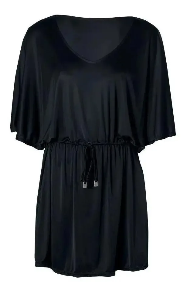 Saída De Praia Feminina She Kaftan Amarração Moda Praia Tamanho G