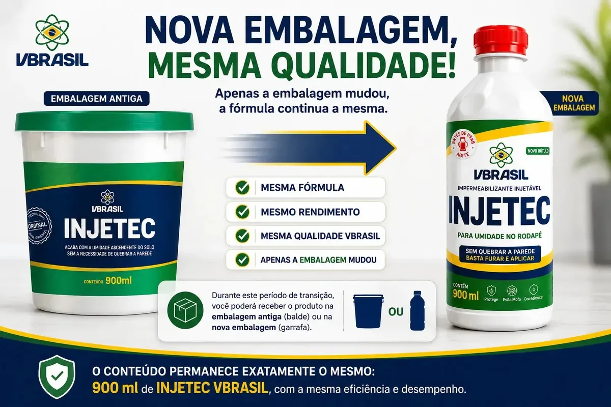 Injetec impermeabilizante VBrasil 900 ml