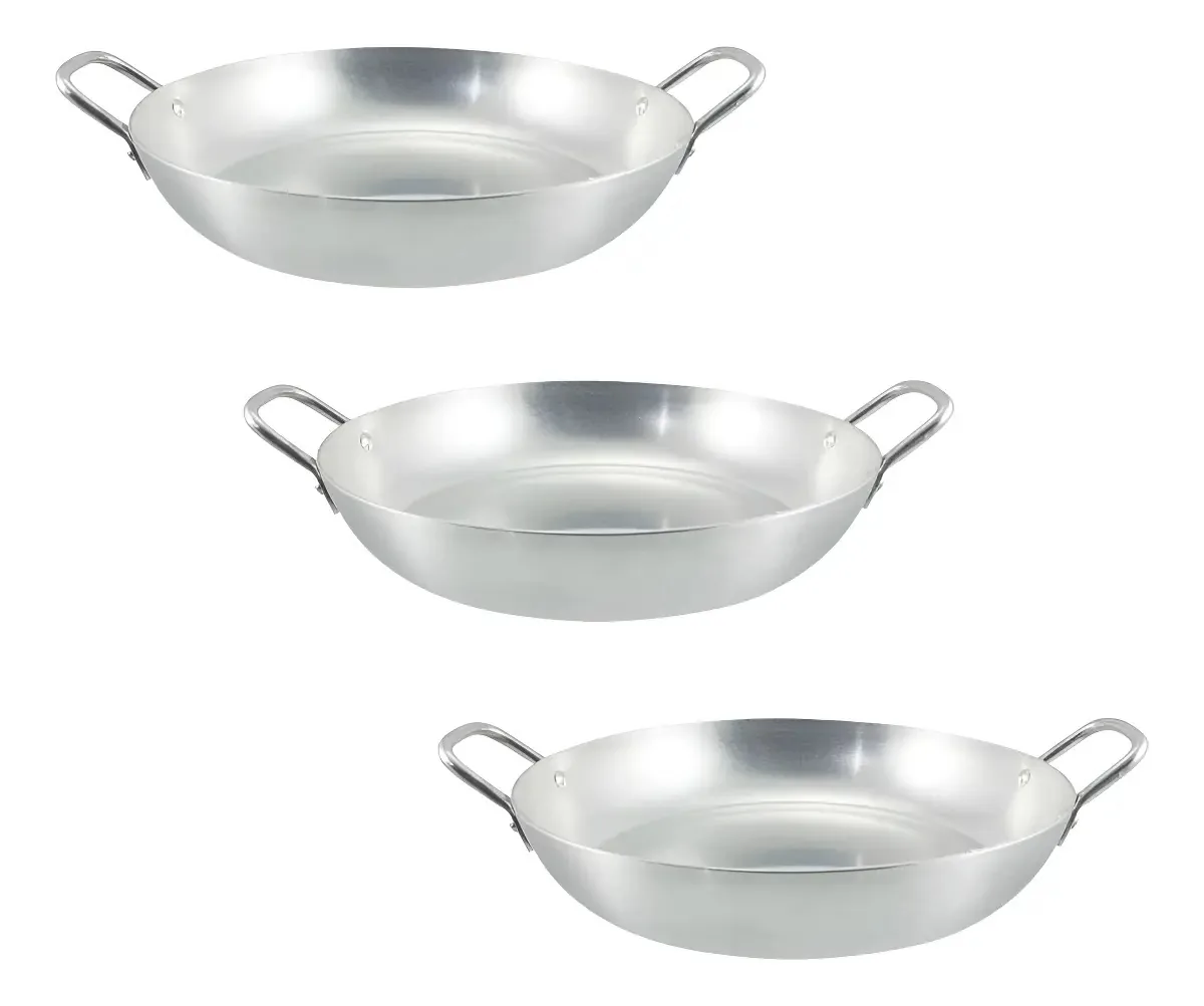 3 Panelinhas Mini Tacho Para Gratinados E Confeitaria N24