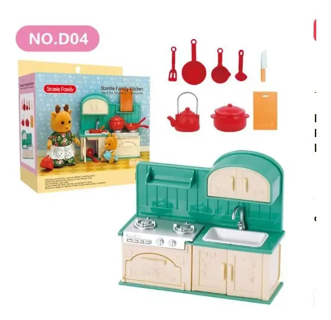 Sylvanian Families Stomle Family Kitchen Conjunto Cozinha