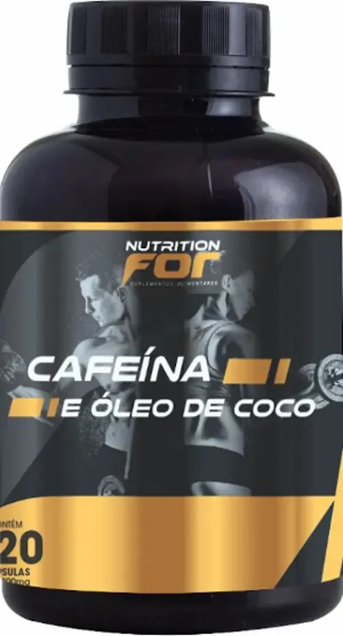 Cafeína Óleo Coco 1000mg 120 Cáps